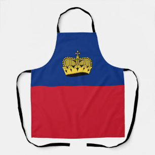 Liechtenstein Flag Apron