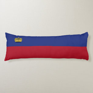 Liechtenstein flag body cushion