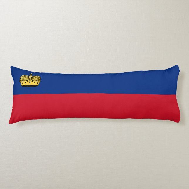 Liechtenstein Flag Body Cushion (Front)
