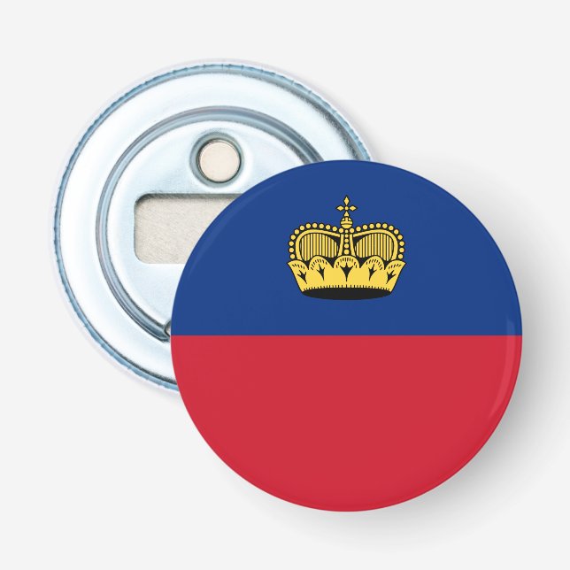 Liechtenstein Flag Bottle Opener (Front)