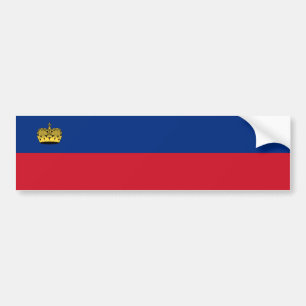 Liechtenstein Flag Bumper Sticker