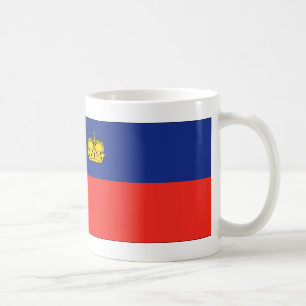 Liechtenstein flag coffee mug