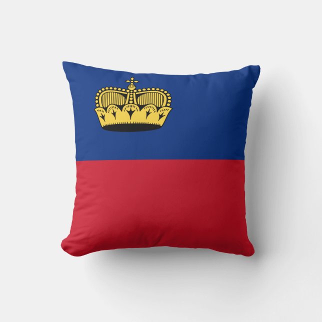 Liechtenstein Flag Cushion (Front)