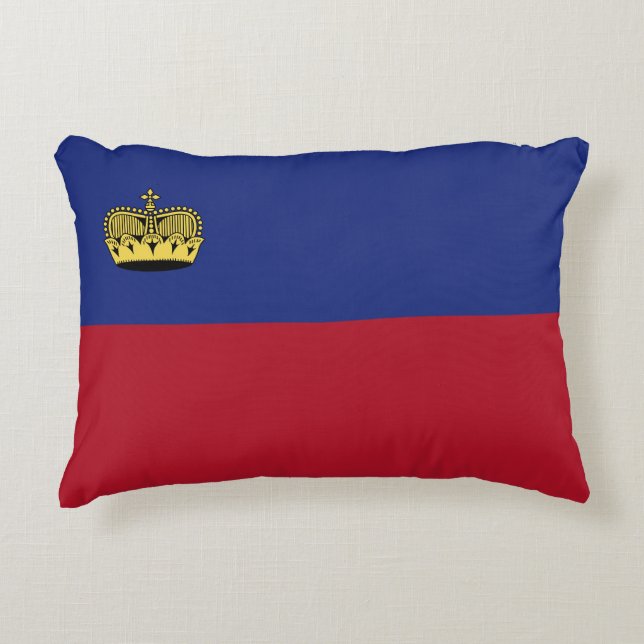 Liechtenstein flag decorative cushion (Front)