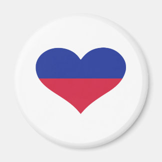 Liechtenstein flag heart magnet