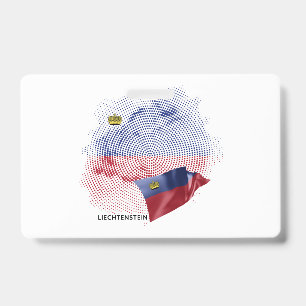 Liechtenstein flag ID badge