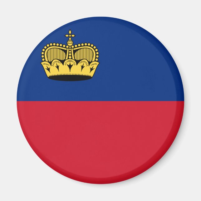 Liechtenstein Flag Magnet (Front)