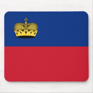Liechtenstein Flag Mouse Mat