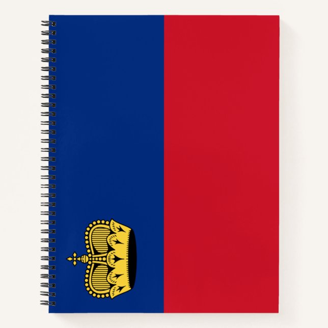 Liechtenstein Flag Notebook (Front)