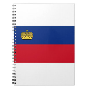 Liechtenstein Flag Notebook