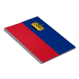 Liechtenstein Flag Notebook