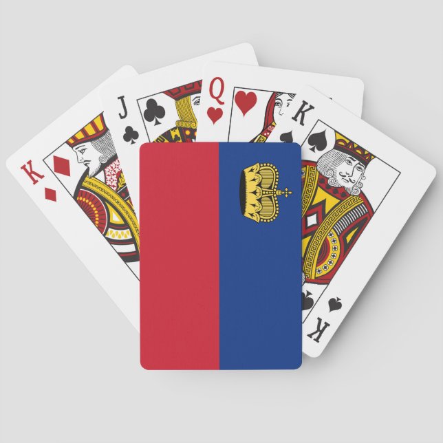 Liechtenstein Flag Playing Cards (Back)