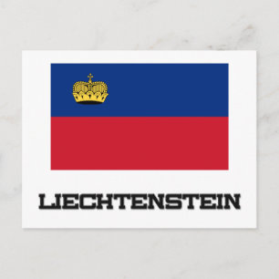 Liechtenstein Flag Postcard