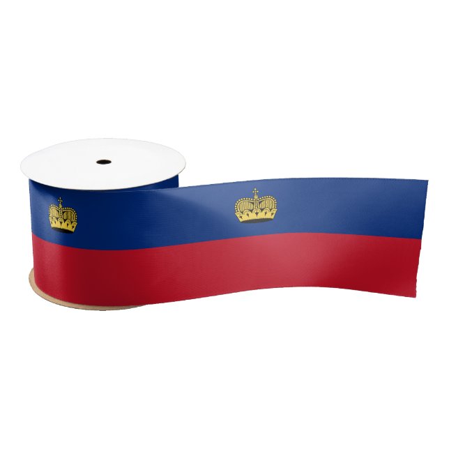 Liechtenstein Flag Satin Ribbon (Spool)