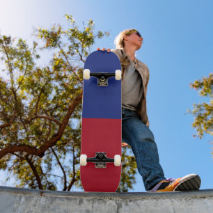 Liechtenstein flag skateboard