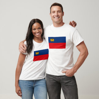 Liechtenstein Flag T-shirt