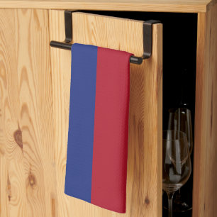 Liechtenstein flag tea towel