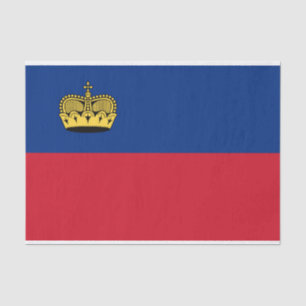 Liechtenstein Flag Tissue Paper