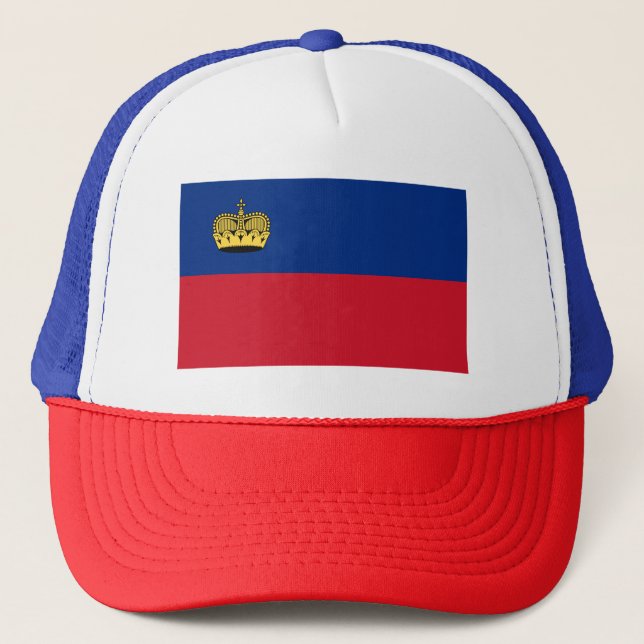 Liechtenstein Flag Trucker Hat (Front)