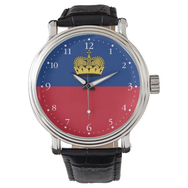 Liechtenstein Flag Watch (Front)