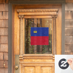 Liechtenstein flag window cling