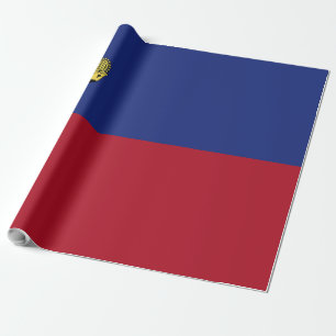 Liechtenstein flag wrapping paper