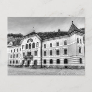 Liechtenstein Government House Holiday Postcard