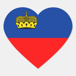 liechtenstein heart sticker
