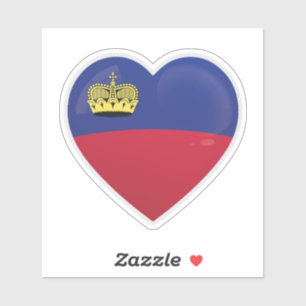 Liechtenstein Love Flag