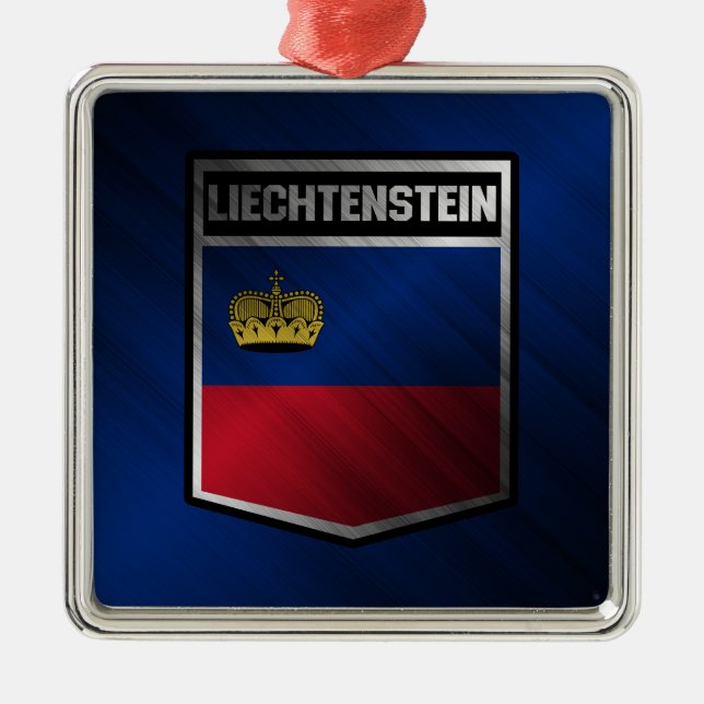 Liechtenstein Metal Tree Decoration (Front)