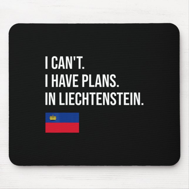 Liechtenstein  mouse mat (Front)