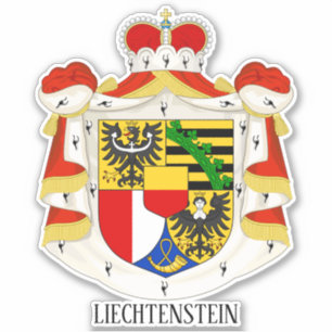 Liechtenstein National Coat Of Arms Patriotic
