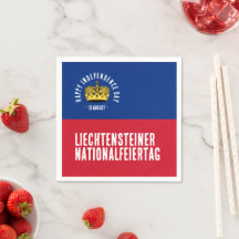 Liechtenstein National Day Flag