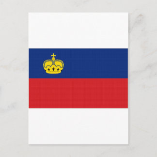Liechtenstein National Flag Postcard