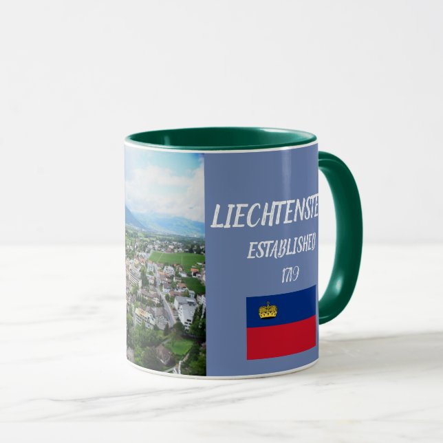 Liechtenstein Panoramic Mug (Front Right)