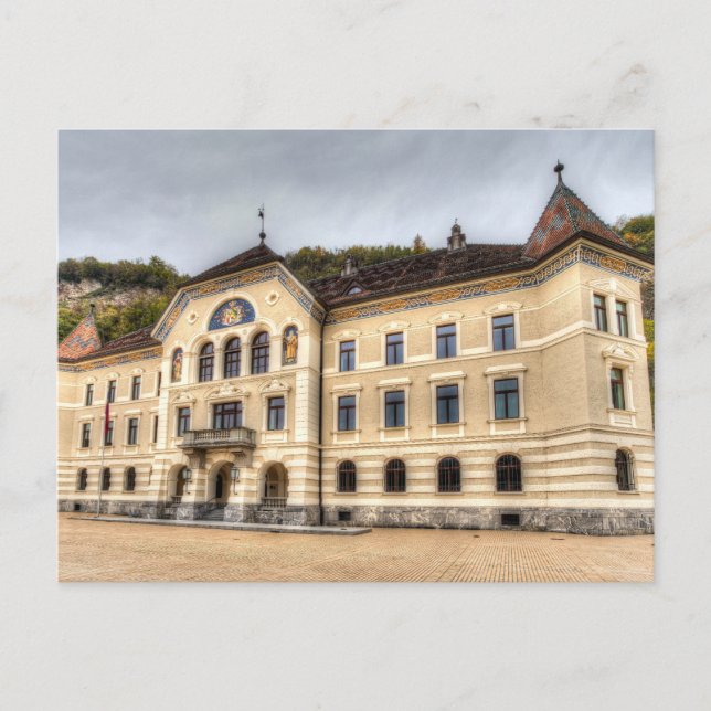 Liechtenstein Parliament Postcard (Front)