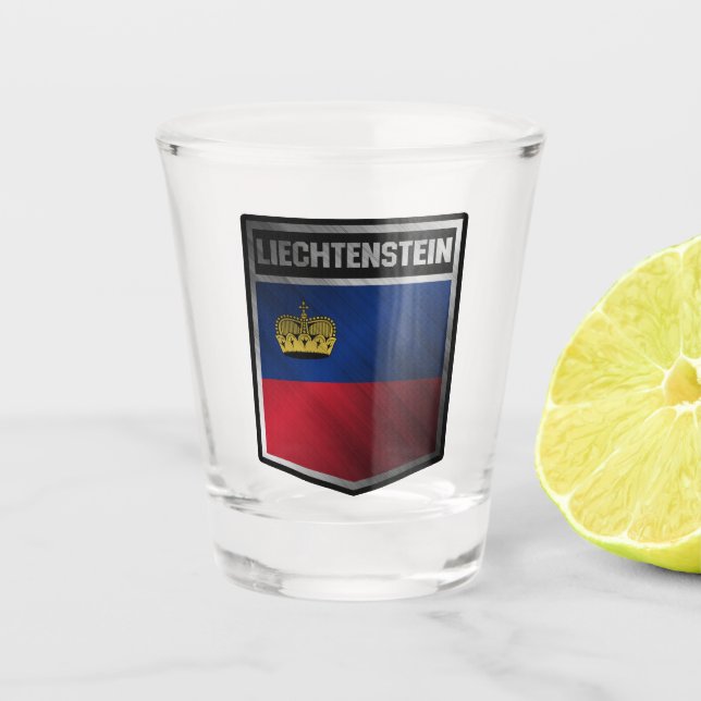 Liechtenstein Shot Glass (Front)