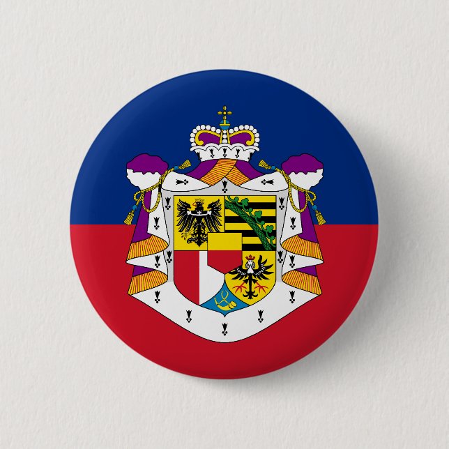Liechtenstein (State), Liechtenstein flag 6 Cm Round Badge (Front)