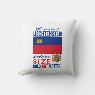 Liechtenstein throw pillow