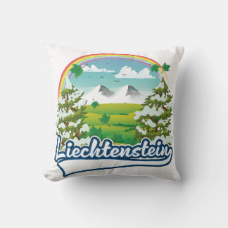 Liechtenstein Travel logo Cushion
