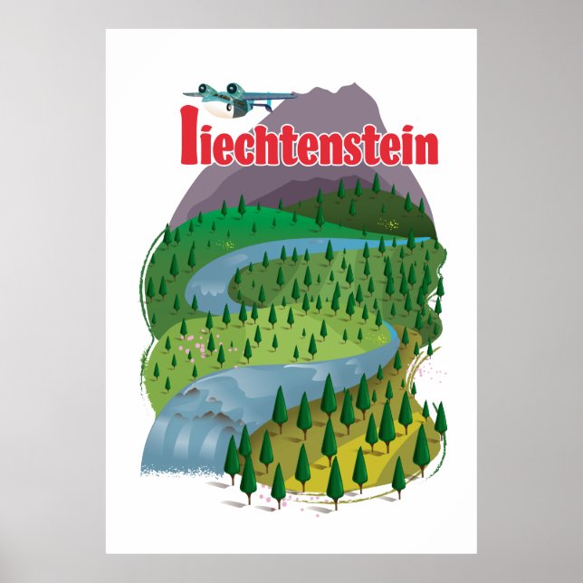 liechtenstein Travel poster (Front)