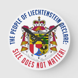 Liechtenstein wall clock