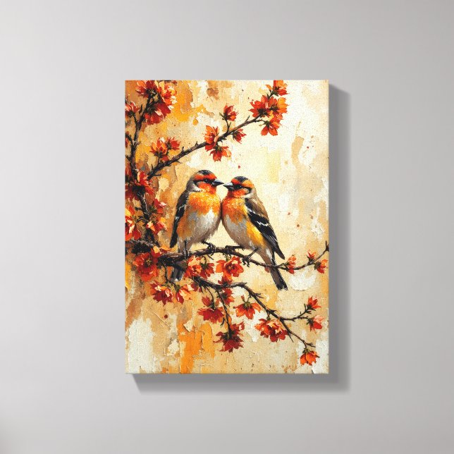 lienzo aves canvas print (Front)