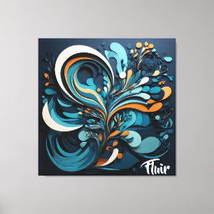 Lienzo Decorativo Biodiversidad Marina Fluir Canvas Print