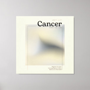 Lienzo Póster Zodíaco Cancer Canvas Print
