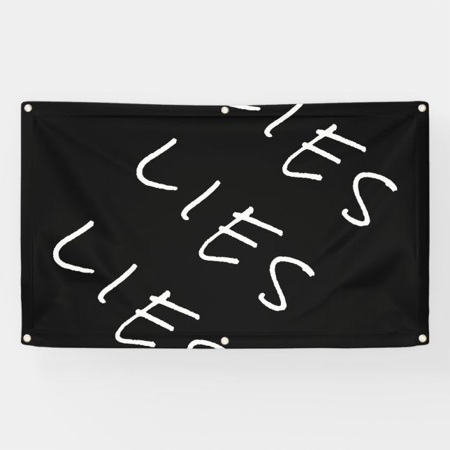 Lies Lies Lies Banner (Horizontal)