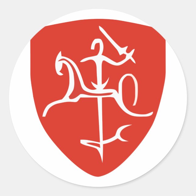 Lietuva Classic Round Sticker (Front)