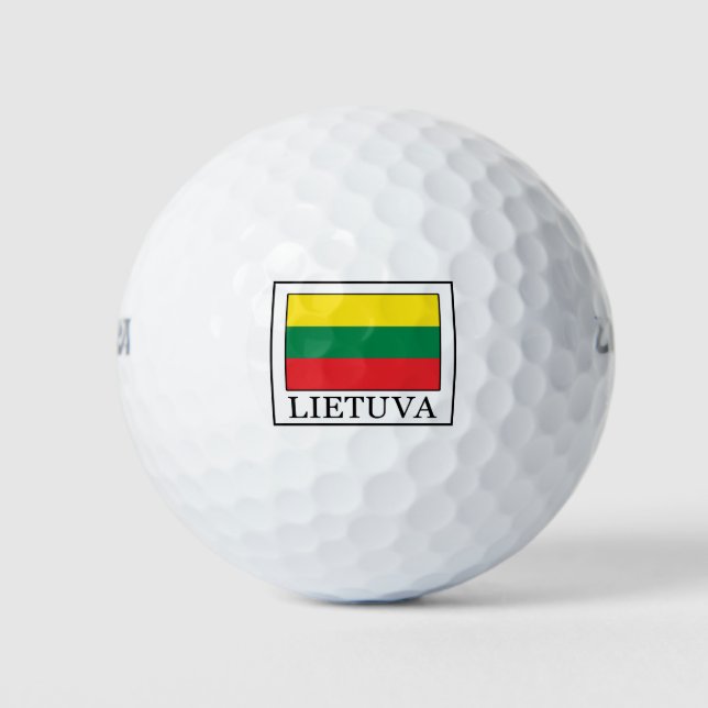 Lietuva Golf Balls (Front)