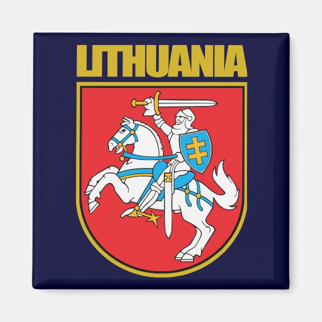 Lietuva (Lithuania) COA Magnet (Front)
