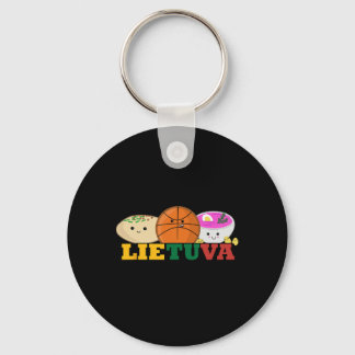 Lietuva Lithuania Sketll Cold Pink Soup Lithuanian Key Ring